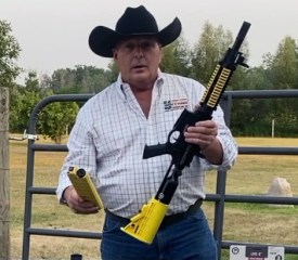 Mark Peterson with VKS Carbine Pepperball Rifle
